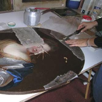 Portrait XVIIème refixage