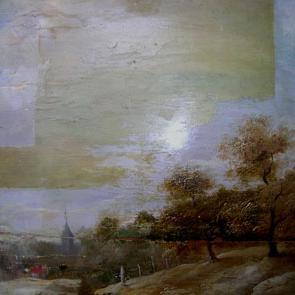 Le lendemain des noces en cours de nettoyage