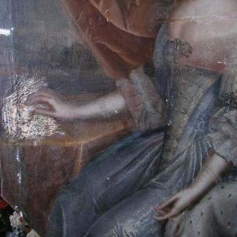 La Grande Mademoiselle après dégagement du repeint