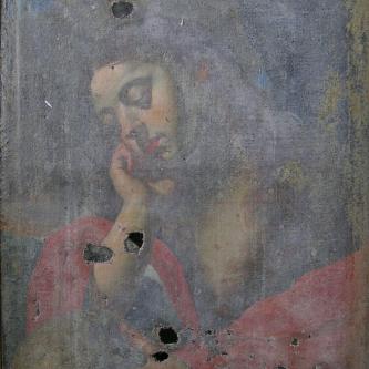 Sainte Marie Madeleine face avant restauration