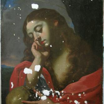 Sainte Marie Madeleine face après nettoyage